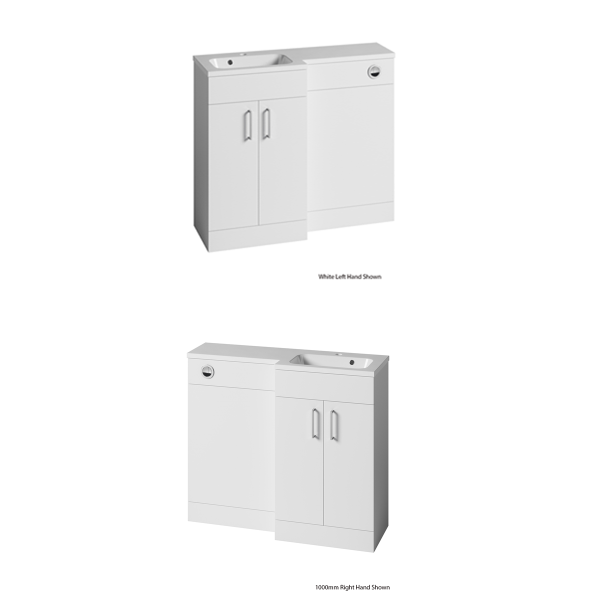 Nexus 1000mm Gloss White Fitted Furniture Set (Left & Right Hand Options)
