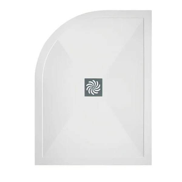 25mm Ultra-Slim 1200mm x 900mm Offset Quadrant Tray & Waste (LH)