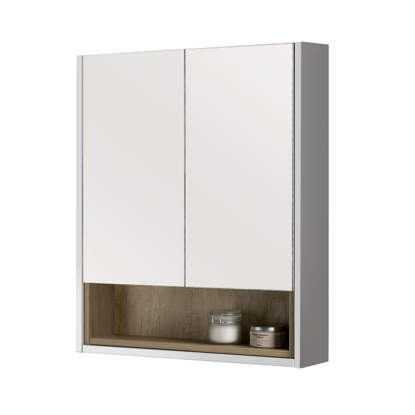 Lucca 600mm & 800mm Mirror Cabinets : Choice of 5 Colours