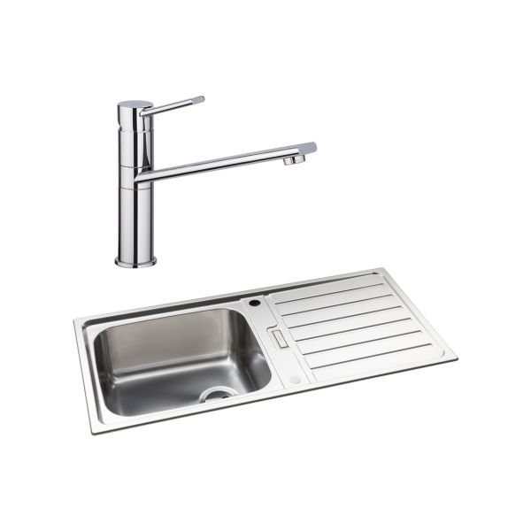 Abode Neron 1B Inset St/Steel Sink & Specto Tap Pack