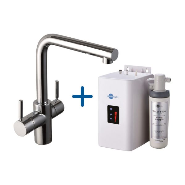InSinkErator 3N1 L Shape Tap  Neo Tank & Filter Pack - Chrome