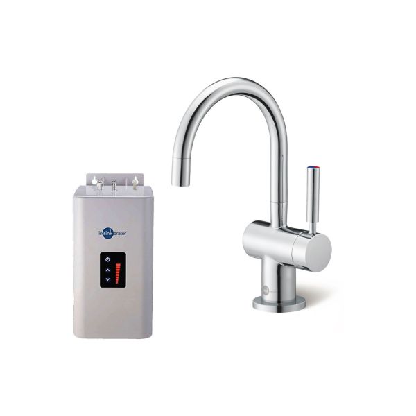InSinkErator HC3300 Hot/Cold Mixer Tap  Neo Tank & Water Filter - Chrome
