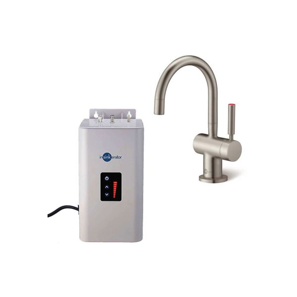 InSinkErator H3300 Hot Mixer Tap  Neo Tank & Water Filter - Brushed Steel