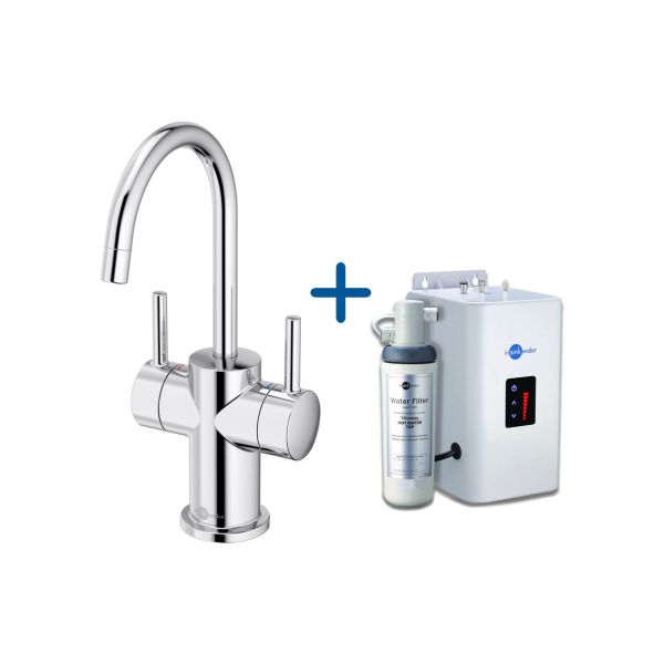 InSinkErator FHC3010 Hot/Cold Water Mixer Tap & Neo Tank - Chrome