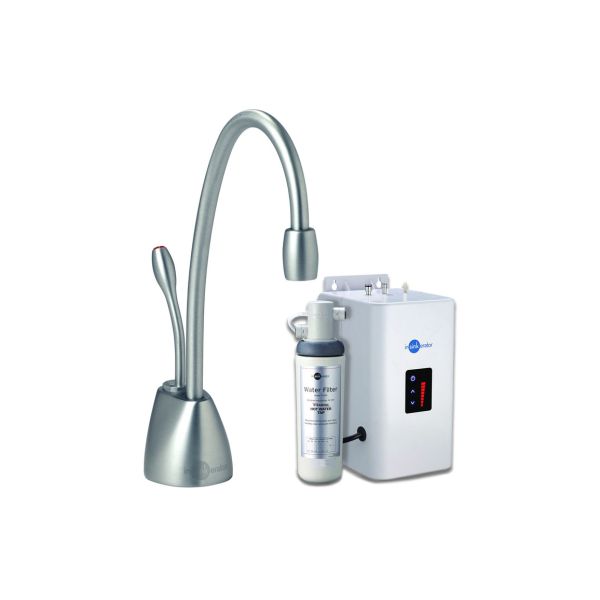 InSinkErator GN1100 Hot Water Tap  Neo Tank & Water Filter - Brushed Steel