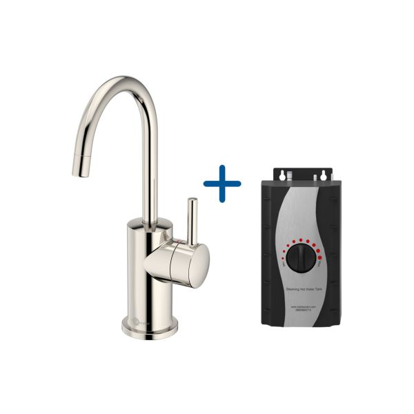 InSinkErator FH3010 Hot Water Tap & Standard Tank - Polished Nickel