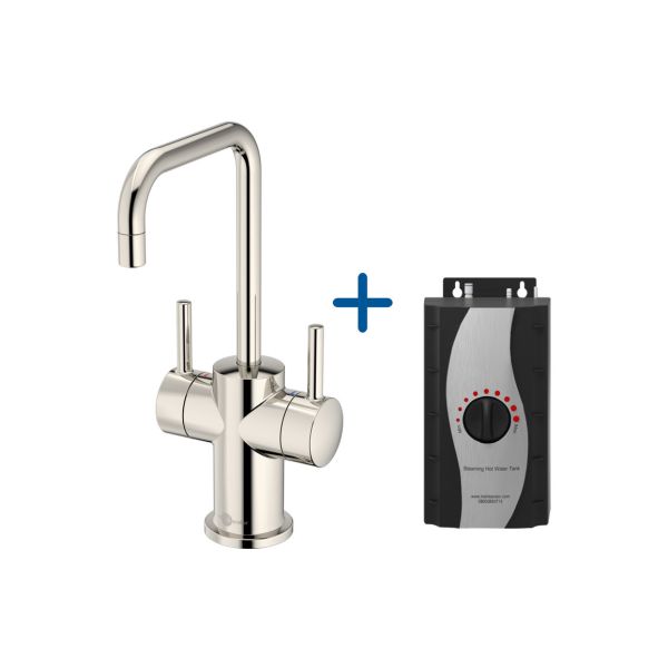 InSinkErator FHC3020 Hot/Cold Water Mixer Tap & Standard Tank - Polished Nickel