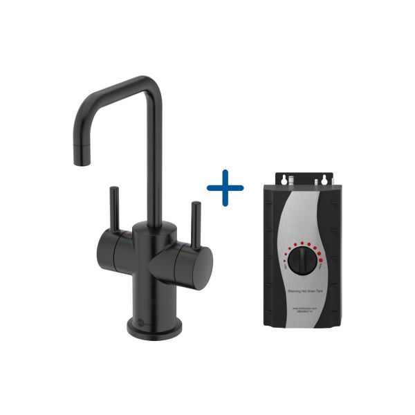 InSinkErator FHC3020 Hot/Cold Water Mixer Tap & Standard Tank - Velvet Black
