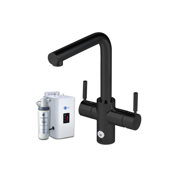 InSinkErator 4N1 L Shape Tap  Neo Tank & Filter Pack - Velvet Black