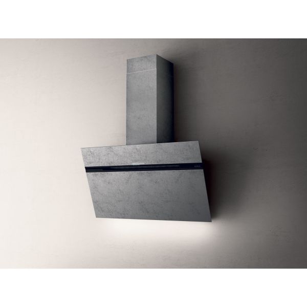 Elica Ascent Urban 90cm Chimney Hood - Zinc