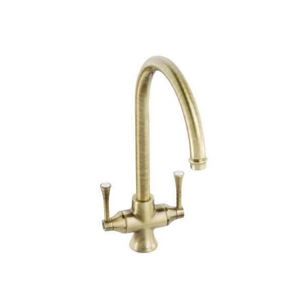 Abode Gosford Monobloc Mixer Tap - Antique Brass