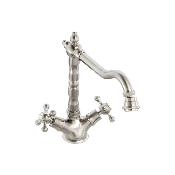 Abode Melford Monobloc Mixer Tap - Brushed Nickel