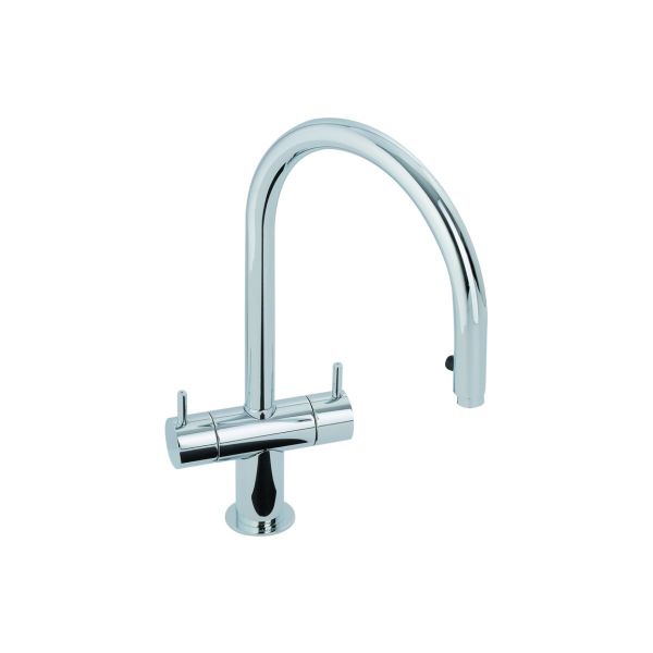Abode Hesta Mixer Tap w/Pull Out - Chrome