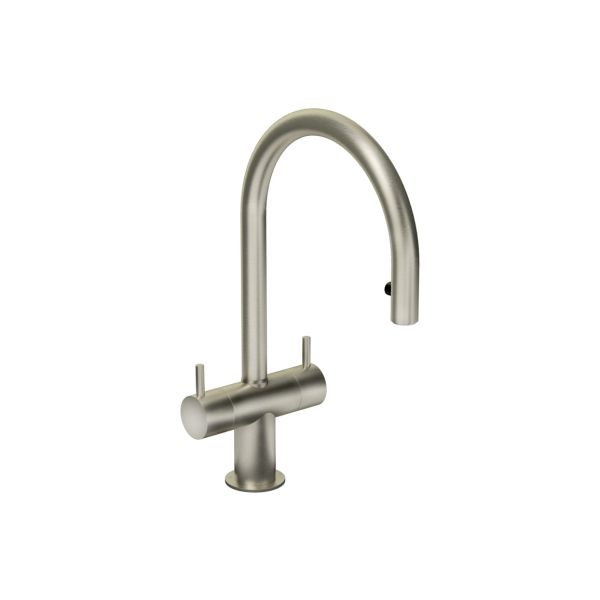 Abode Hesta Mixer Tap w/Pull Out - Brushed Nickel