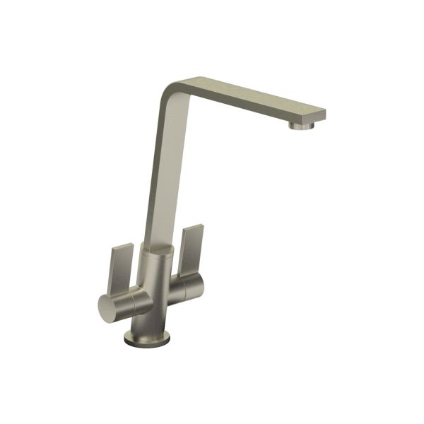 Abode Linear Flair Monobloc Mixer Tap - Brushed Nickel