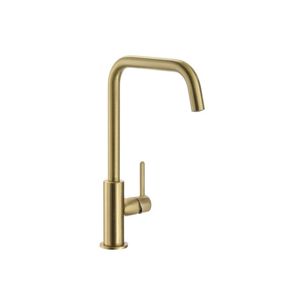 Abode Althia Single Lever Mixer Tap - Brushed Brass