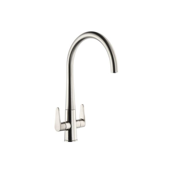 Abode Coniq R Monobloc Mixer Tap - Brushed Nickel