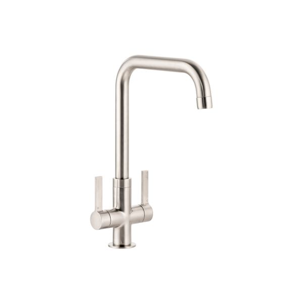 Abode Pico Quad Monobloc Mixer Tap - Brushed Nickel