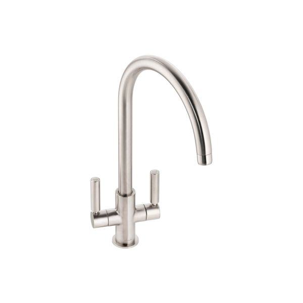 Abode Globe Monobloc Mixer Tap - Brushed Nickel