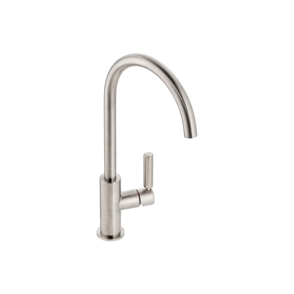 Abode Globe Single Lever Mixer Tap - Brushed Nickel