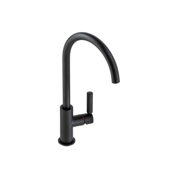 Abode Globe Single Lever Mixer Tap - Matt Black