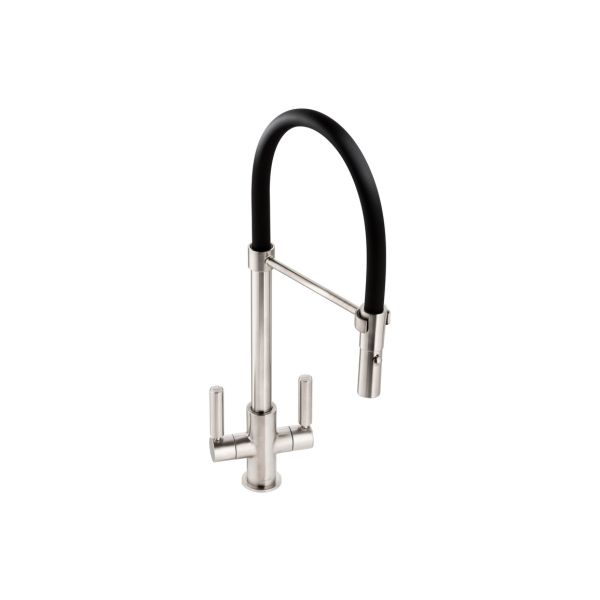 Abode Globe Professional Mixer Tap - Brushed Nickel