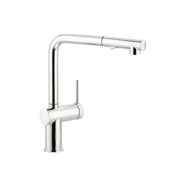 Abode Fraction Pull-Out Mixer Tap - Chrome