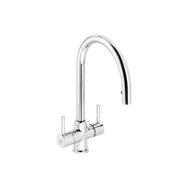 Abode Zest Monobloc Pull-Out Mixer Tap - Chrome