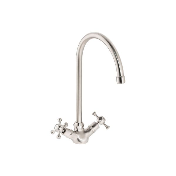 Abode Burford Monobloc Mixer Tap - Brushed Nickel
