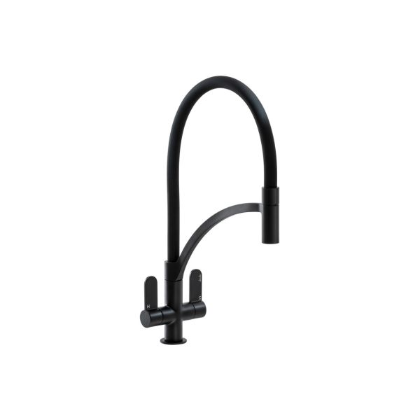 Abode Genio Monobloc Semi-Professional Mixer Tap - Matt Black