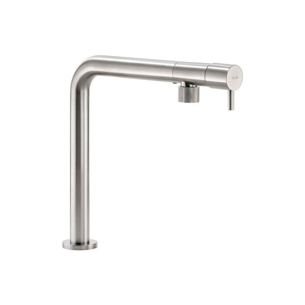Abode Agilis Single Lever Mixer Tap - Brushed Nickel