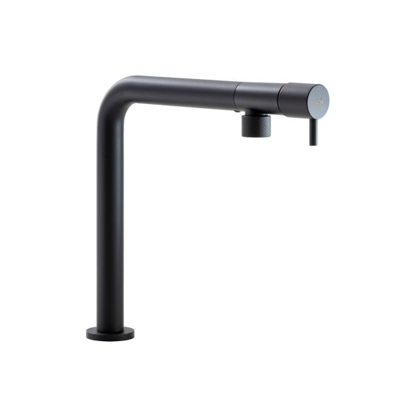 Abode Agilis Single Lever Mixer Tap - Matt Black