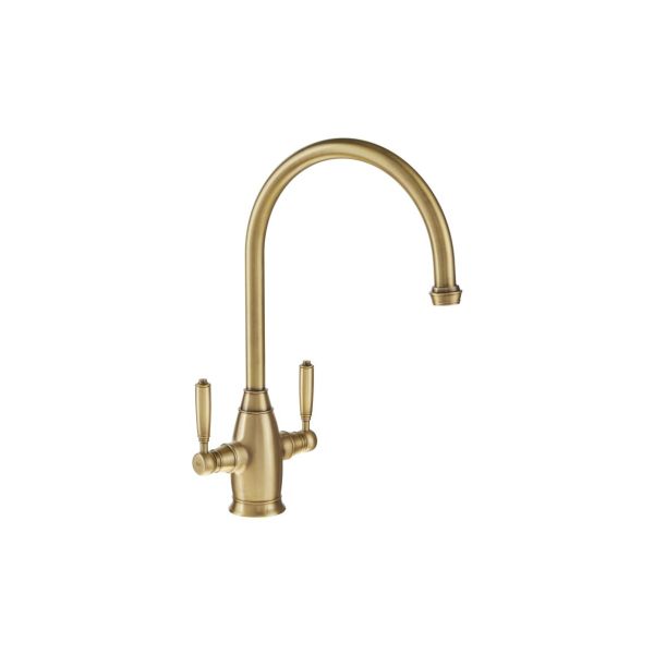 Abode Oxbury Monobloc Mixer Tap - Antique Brass