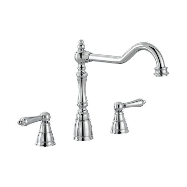 Abode Mayenne 3 Part Mixer Tap - Chrome