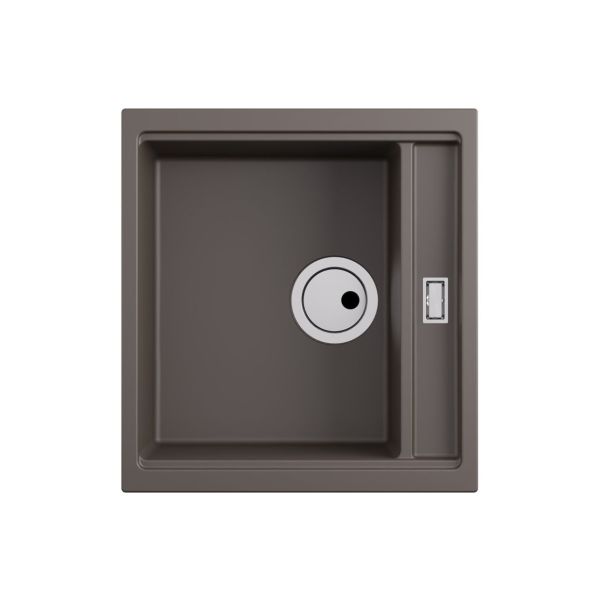 Abode Synchronist Compact 1.25B Inset/Undermount Sink - Taupe