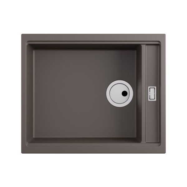 Abode Synchronist Large 1.25B Inset/Undermount Sink - Taupe