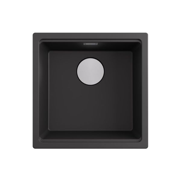 Abode Linaro 50cm 1B Granite Inset/Undermount Sink - Slate Grey