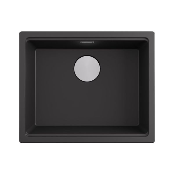 Abode Linaro 60cm 1B Granite Inset/Undermount Sink - Slate Grey