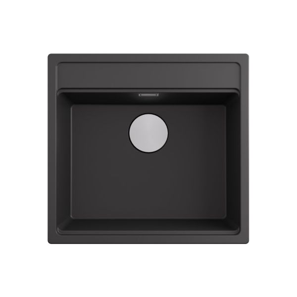 Abode Linaro 60cm 1B Granite Inset/Undermount Sink w/Tapledge - Slate Grey