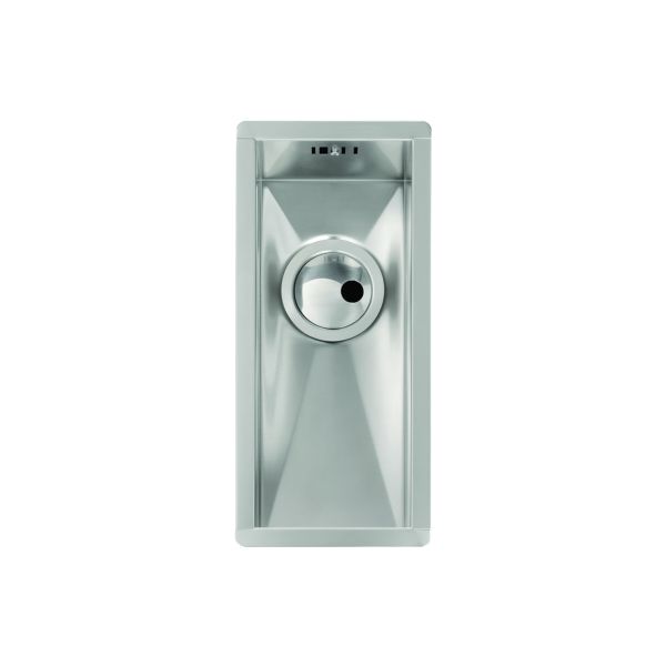 Abode Matrix R0 160mm Square 0.5B Undermount Sink - St/Steel