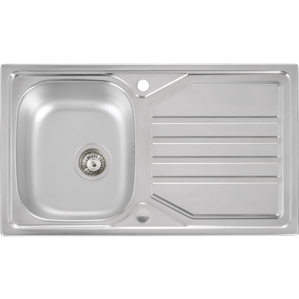 Abode Mikro 1B & Drainer Inset Sink (Boxed inc. waste) - St/Steel