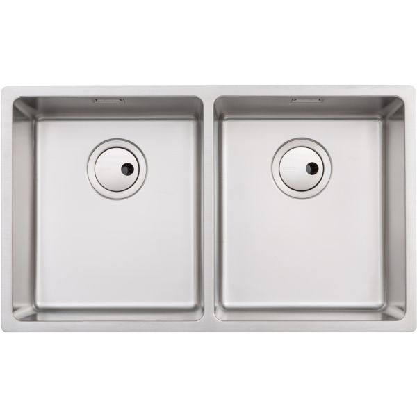 Abode Matrix R15 2B 700mm Undermount/Inset Sink - St/Steel