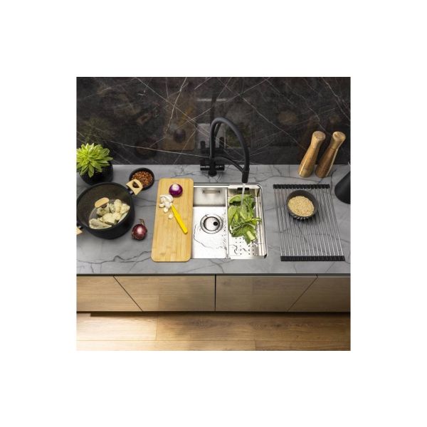 Abode System Sync 1B Large Main Bowl & Accessory Trio Pack - St/Steel