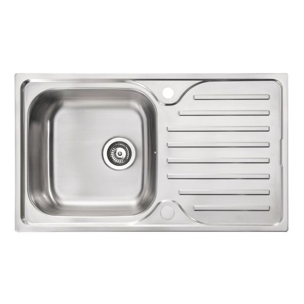 Abode Stria 1B Inset Sink - St/Steel