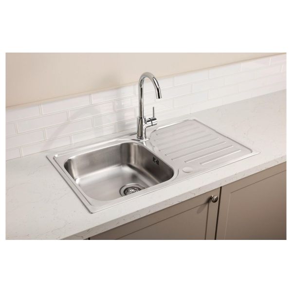 Abode Stria 1B Inset Sink & Nico Tap Pack