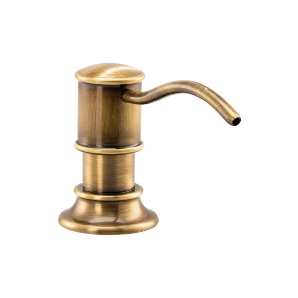 Abode Fenton Soap Dispenser - Antique Brass