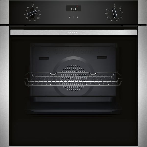 Neff N50 B3ACE4AN3B Single Slide&Hide Electric Oven - St/Steel