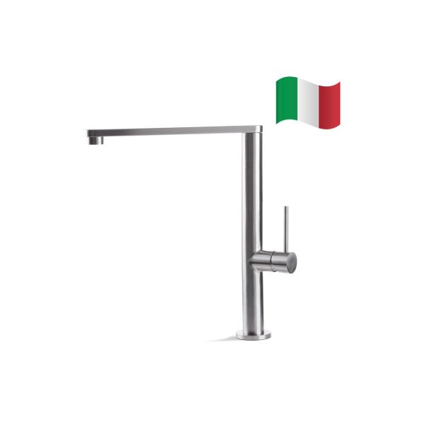 Prima Tiber Single Lever Flat Mixer Tap - St/Steel