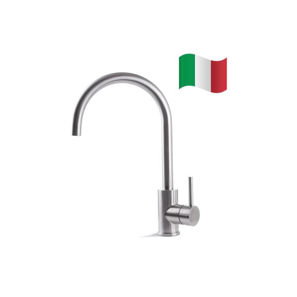 Prima Tiber Single Lever Round Mixer Tap - St/Steel