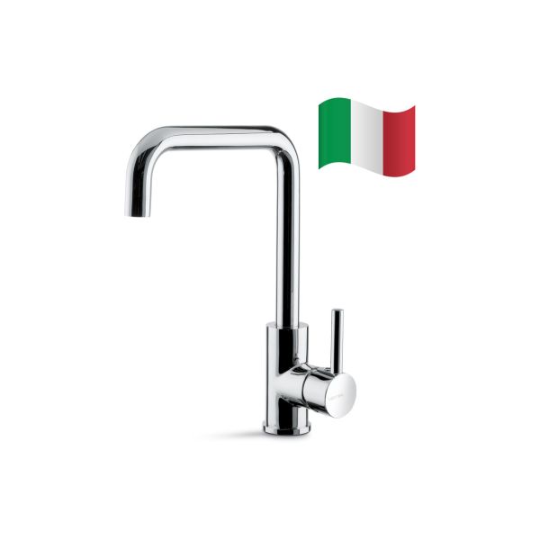 Prima Riace Single Lever U-Shaped Mixer Tap - Chrome